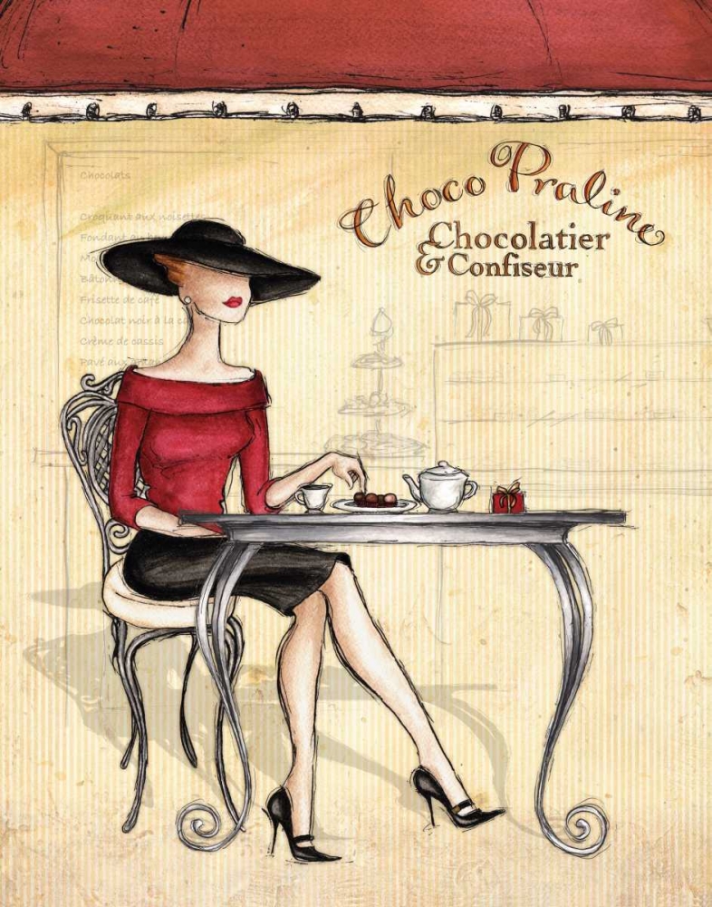 Wall Art Painting id:5800, Name: Femme Elegante I, Artist: Laliberte, Andrea