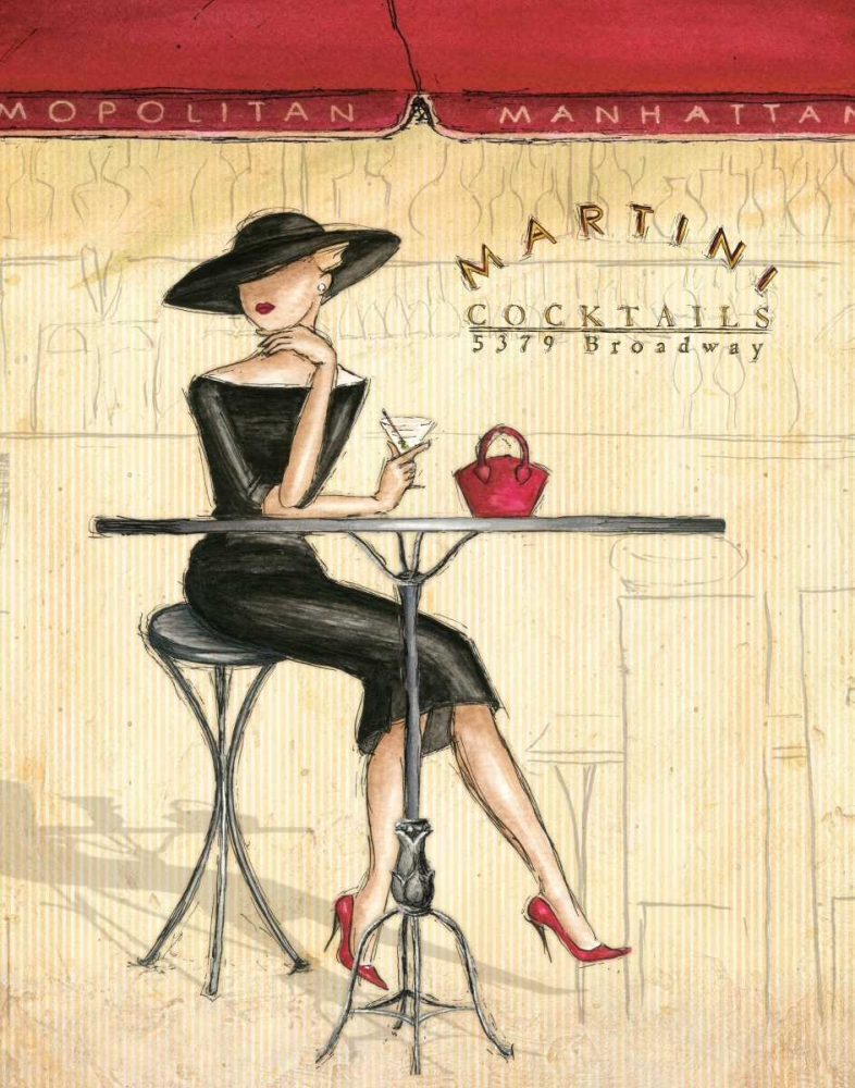 Wall Art Painting id:5802, Name: Femme Elegante III, Artist: Laliberte, Andrea