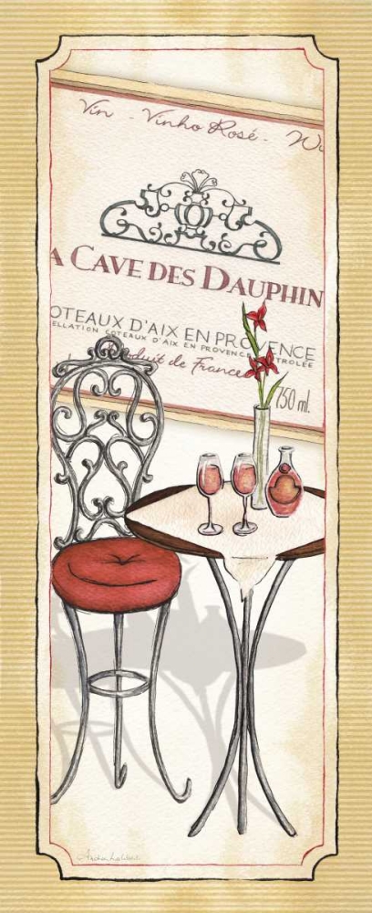 Wall Art Painting id:5818, Name: Vin Rose, Artist: Laliberte, Andrea