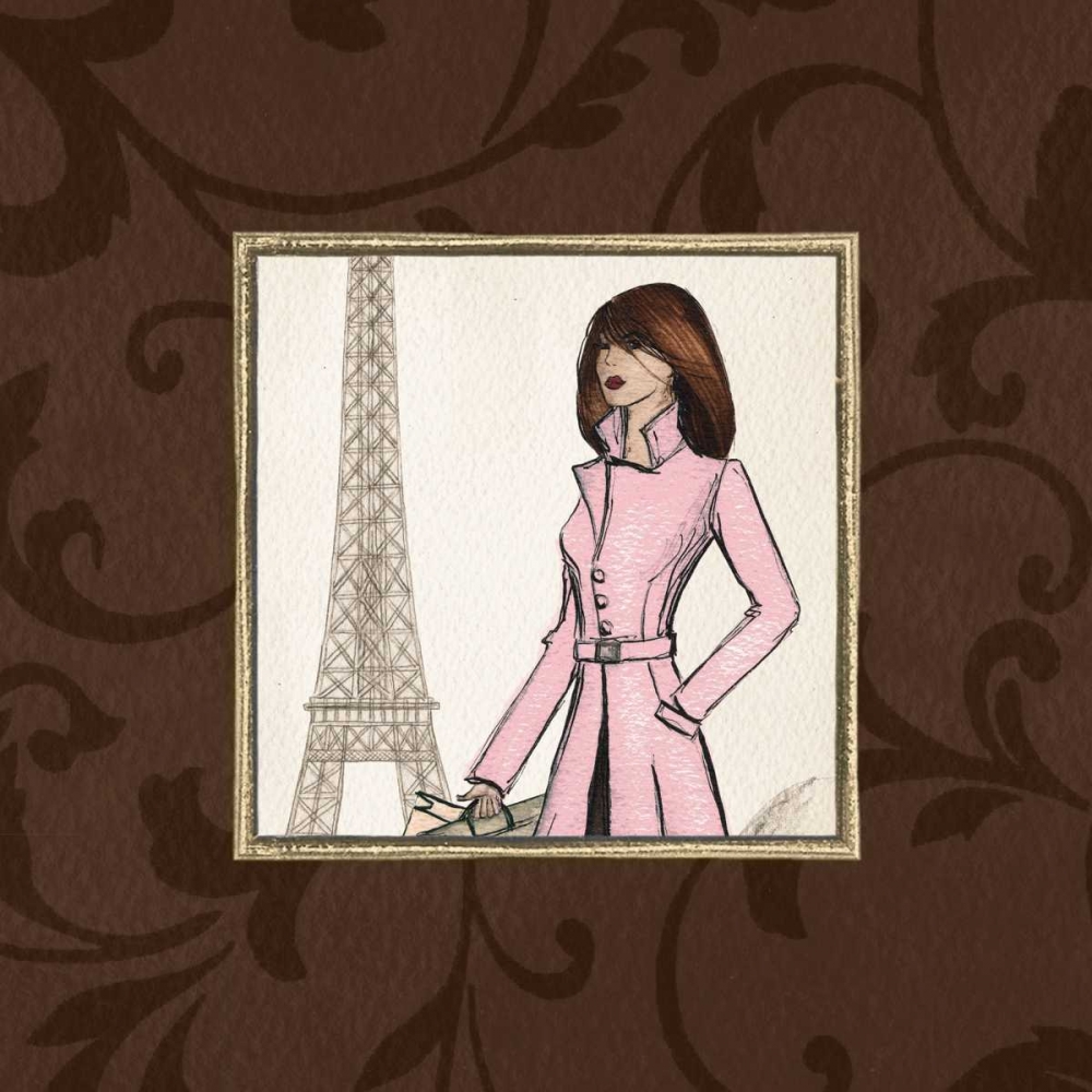 Wall Art Painting id:5861, Name: Paris in Pink, Artist: Laliberte, Andrea