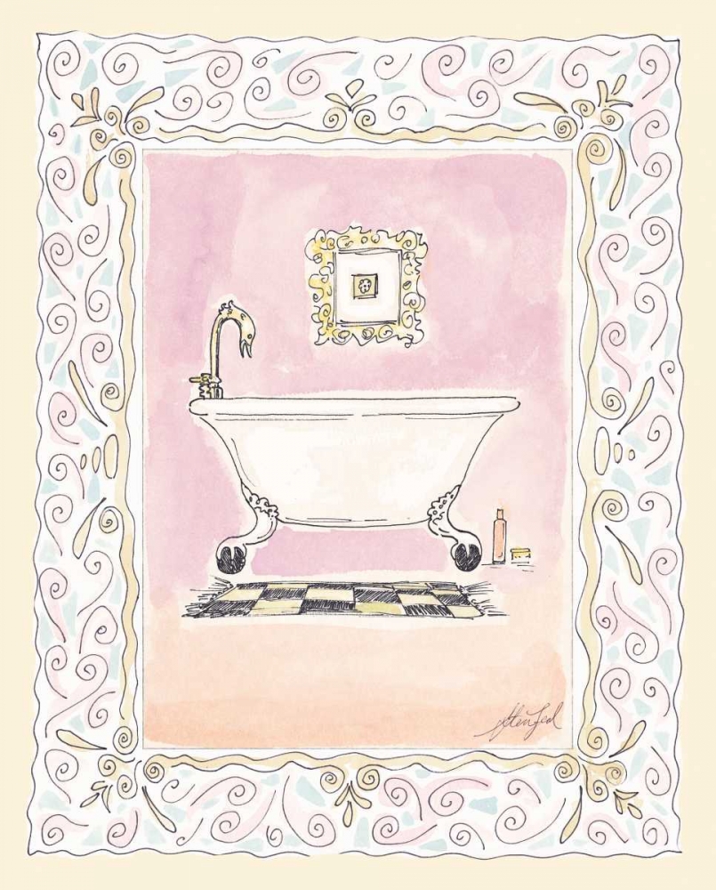 Wall art: Toilette I, by Leal, Steve