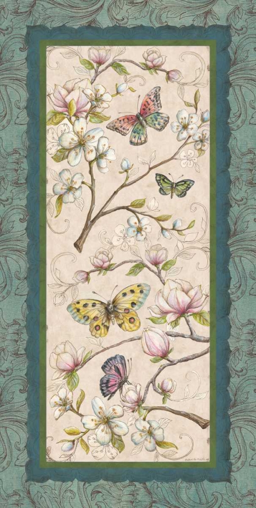 Wall art: Le Jardin Butterfly Panel II, by McRostie, Kate