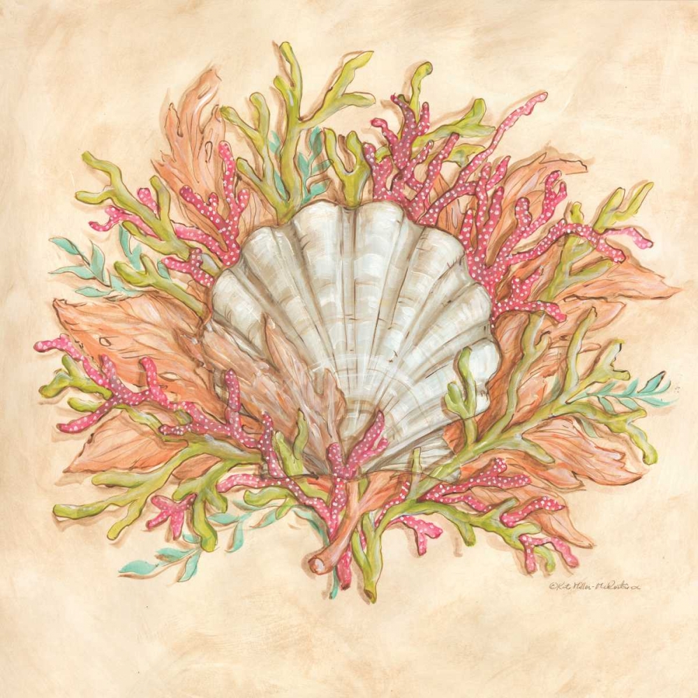 Wall Art Painting id:144879, Name: Coral Reef II, Artist: McRostie, Kate