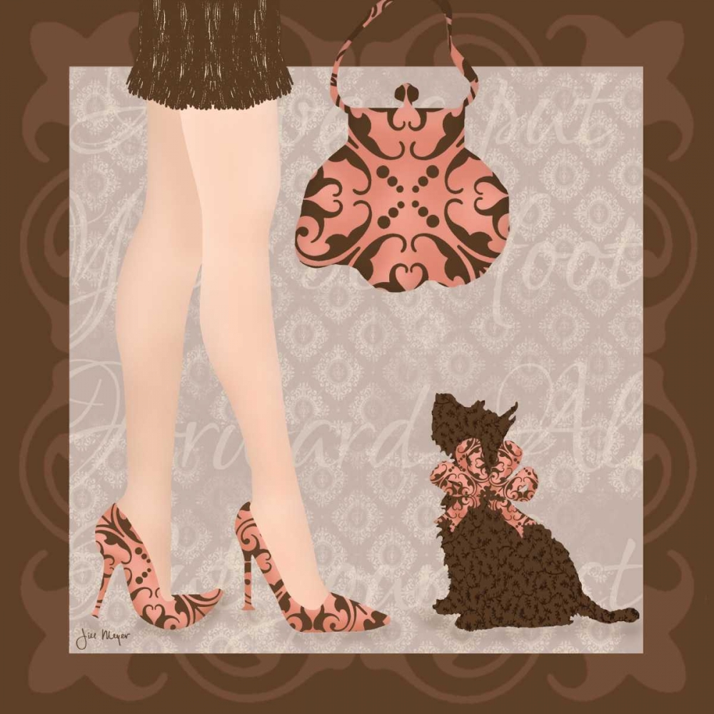 Wall Art Painting id:14100, Name: Best Foot Forward I, Artist: Meyer, Jill