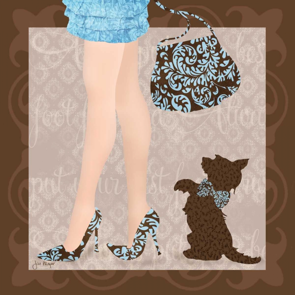 Wall Art Painting id:14101, Name: Best Foot Forward II, Artist: Meyer, Jill