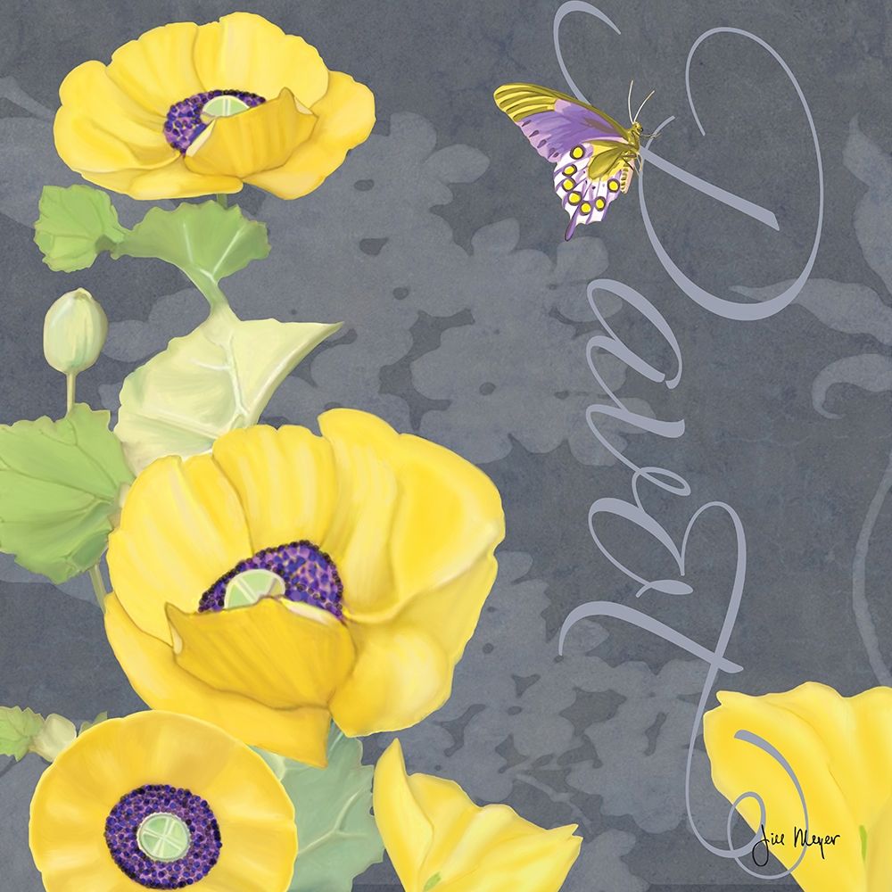 Wall Art Painting id:219678, Name: Pavot II, Artist: Meyer, Jill