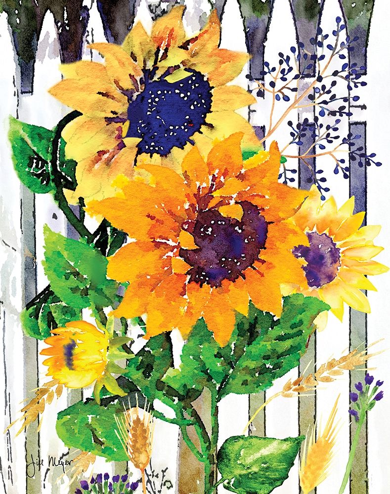 Wall art: Fenced In I, by Meyer, Jill