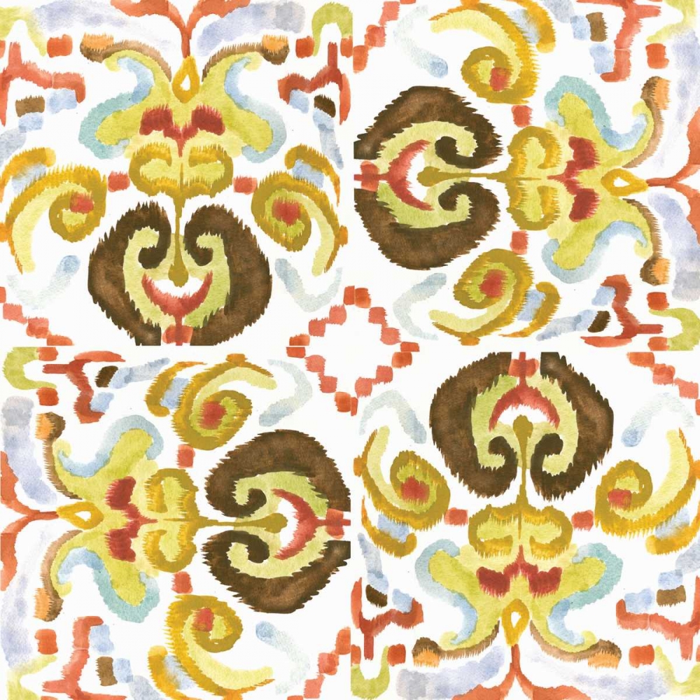 Art Print: Ikat Tile II