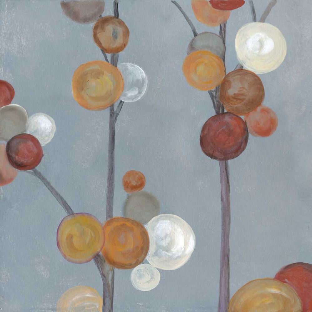 Art Print: Baubles in Paprika I