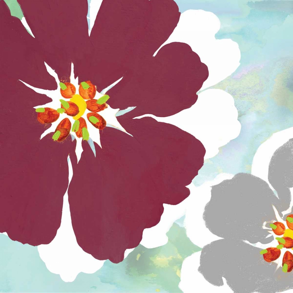 Art Print: Marsala Blossom I