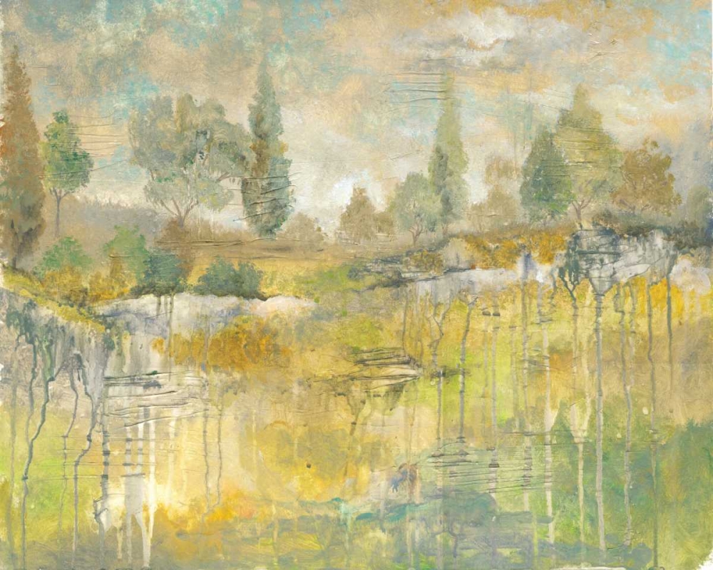 Art Print: Drippy Landscape I