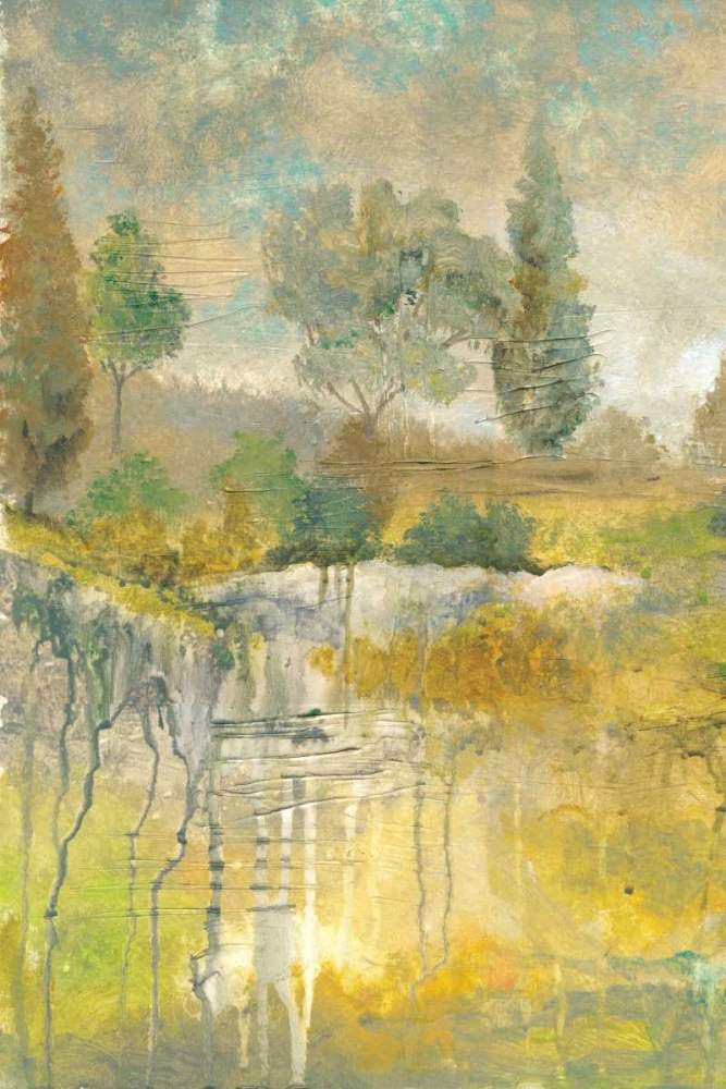 Wall Art Painting id:63698, Name: Drippy Landscape II, Artist: Ferry, Margaret
