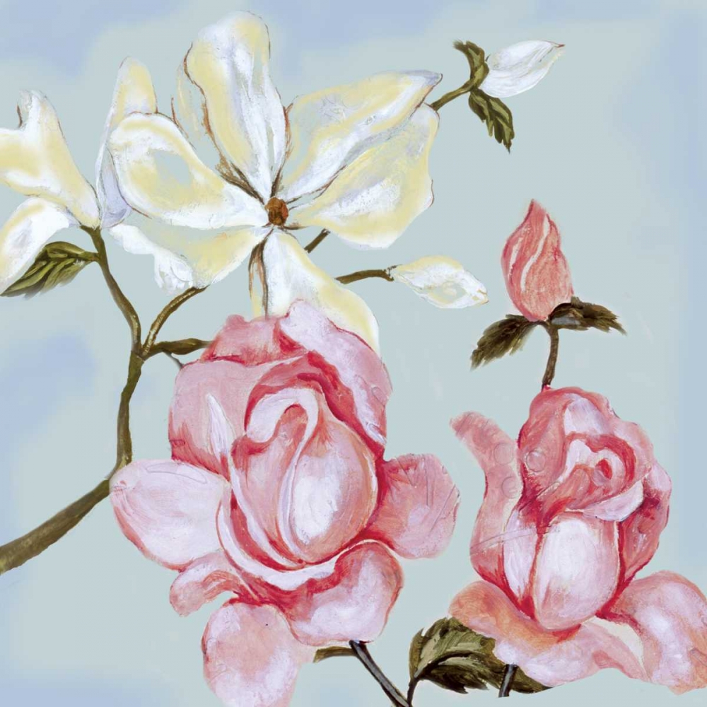 Art Print: Pastel Floral I