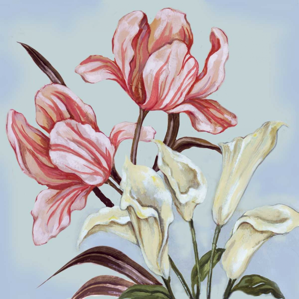 Wall Art Painting id:144940, Name: Pastel Floral II, Artist: Ferry, Margaret