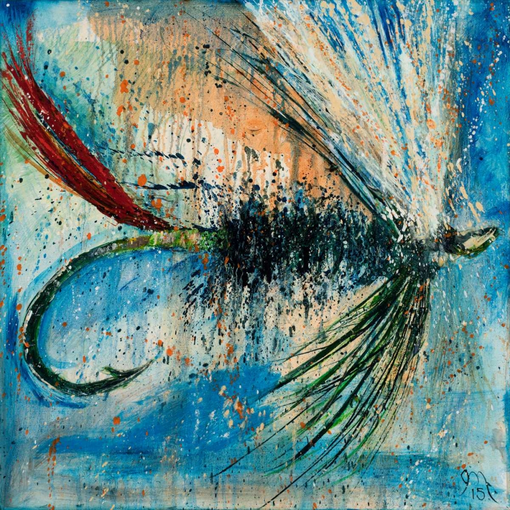 Wall art: Green Butted Skunk Fly, by Monahan, Jodi