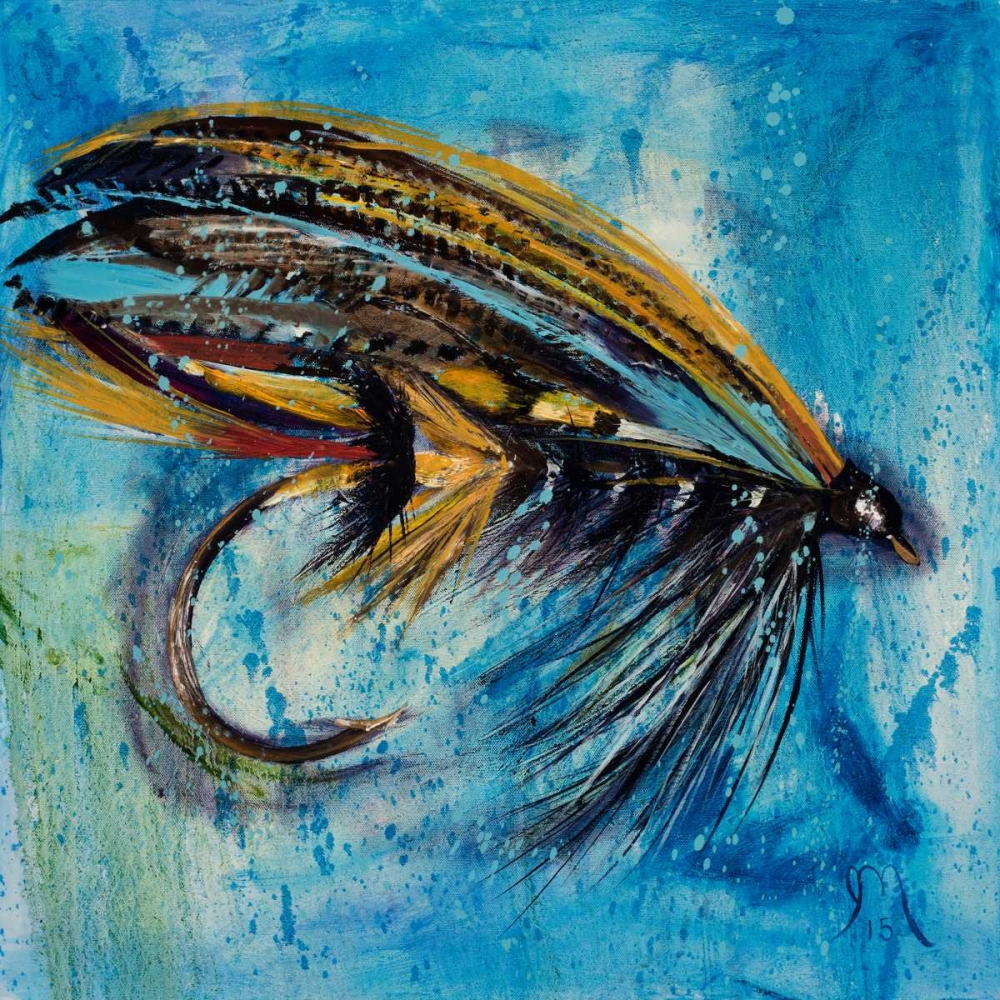 Wall art: Salmon Fly King, by Monahan, Jodi