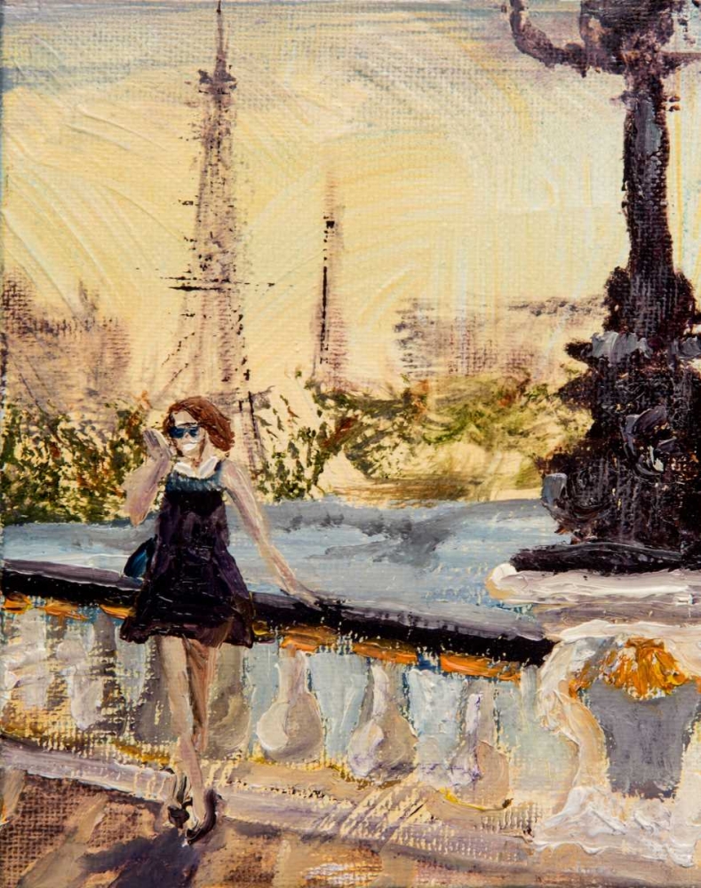 Wall Art Painting id:163997, Name: Love Paris, Artist: Monahan, Jodi