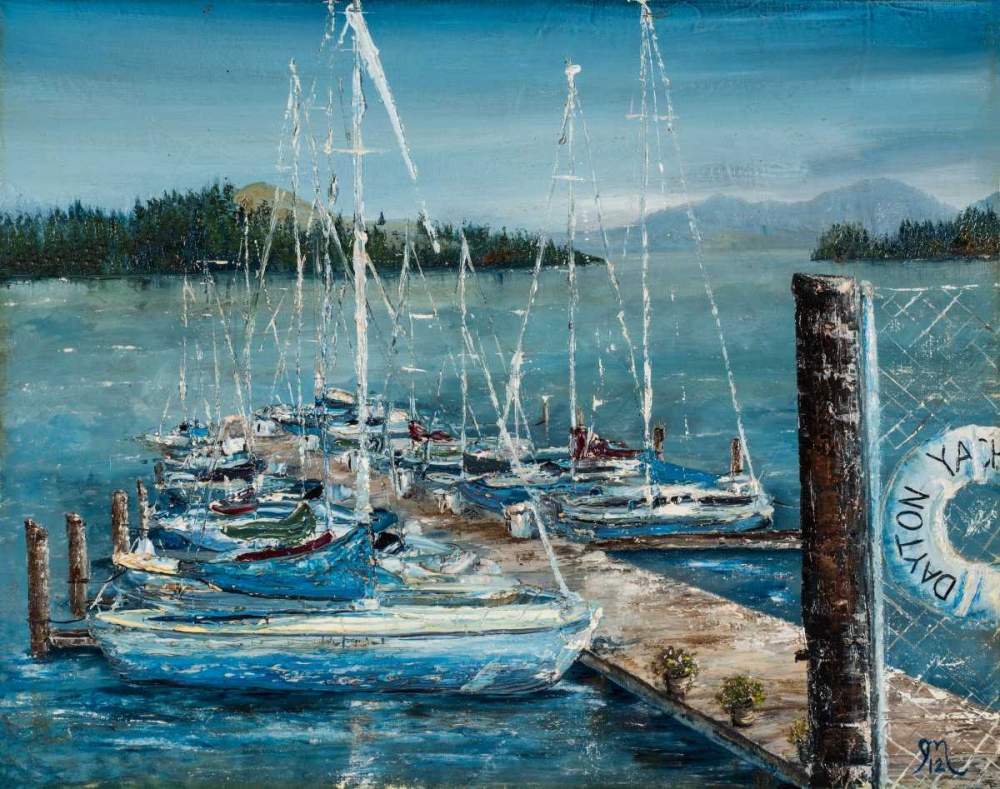 Wall Art Painting id:163982, Name: Dayton Sails, Artist: Monahan, Jodi