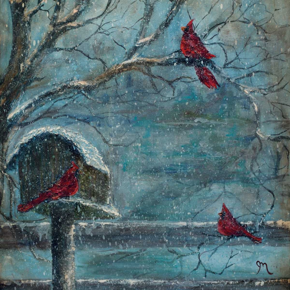 Wall Art Painting id:163980, Name: Three Reds, Artist: Monahan, Jodi