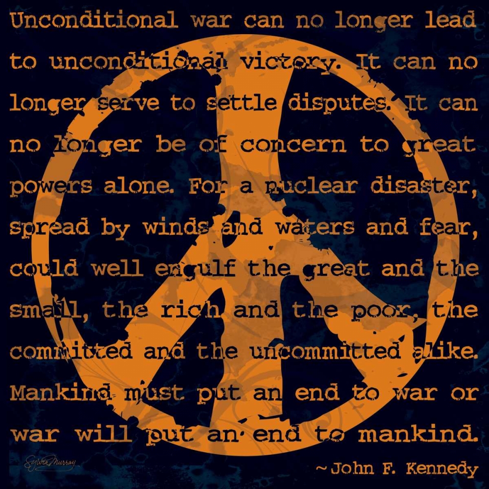 Wall art: Peace Sign III, by Murray, Sylvia