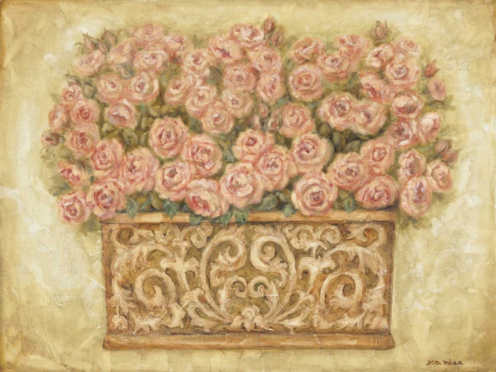 Wall Art Painting id:6153, Name: Pink Roses, Artist: Misa, Eva