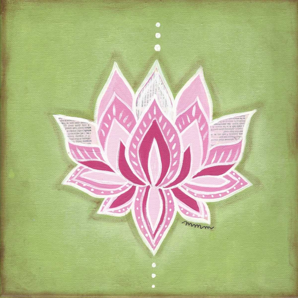 Wall art: Lotus Flower, by Martin, Monica