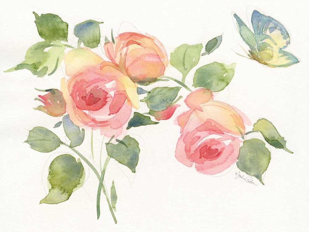 Wall Art Painting id:63724, Name: Roses II, Artist: Paton, Julie