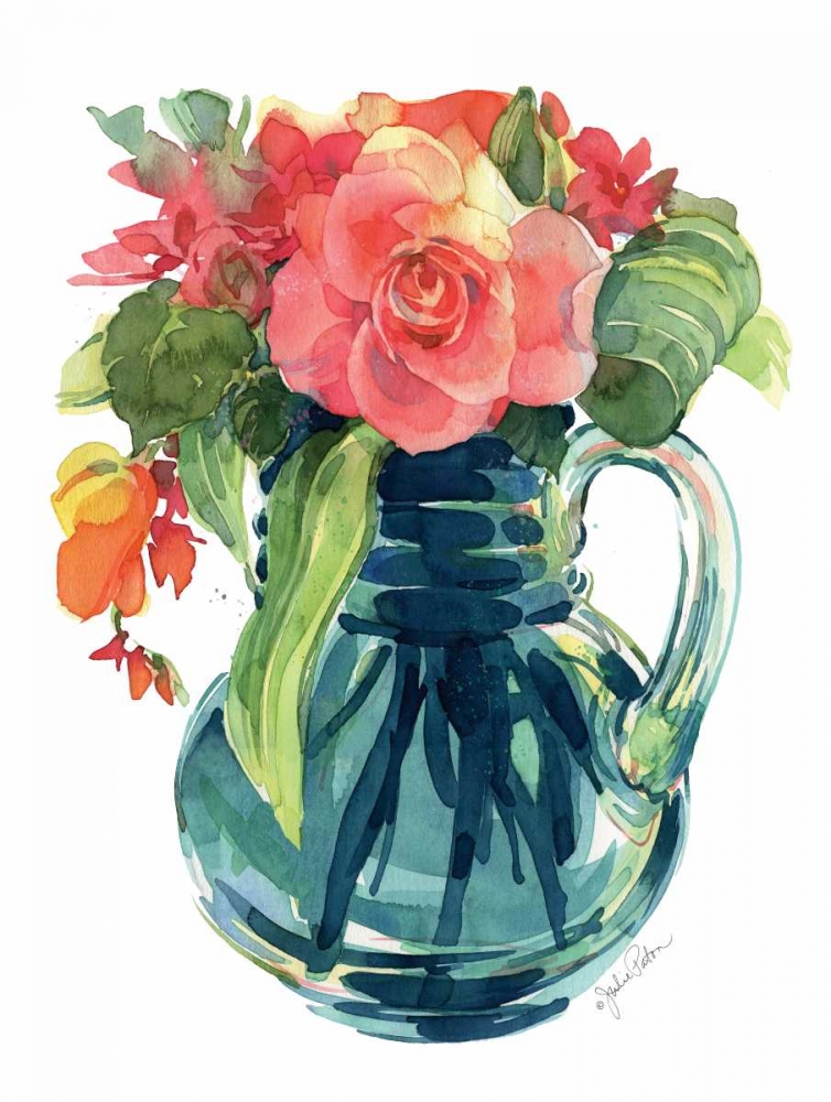 Wall Art Painting id:145080, Name: Bright Rose Bouquet I, Artist: Paton, Julie