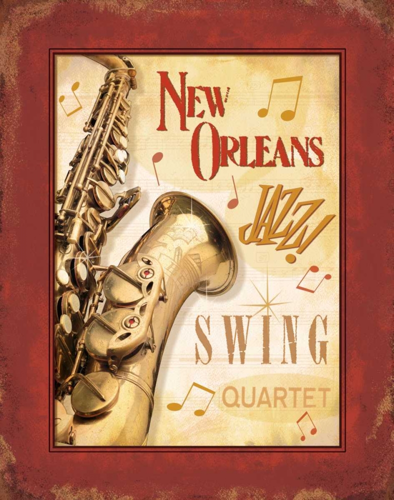 Art Print: New Orleans Jazz II