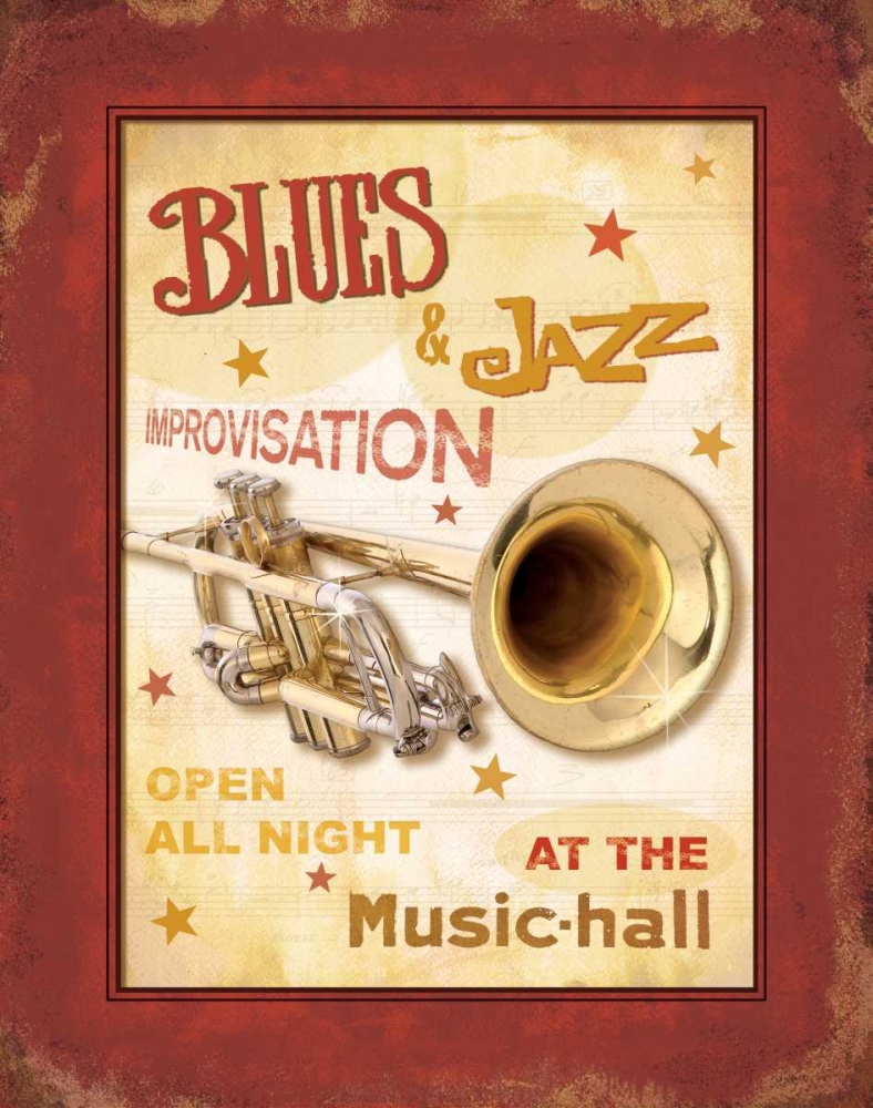 Art Print: New Orleans Jazz IV