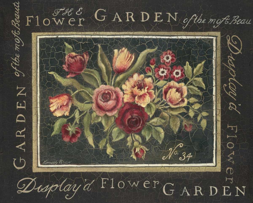 Art Print: Flower Garden No. 34