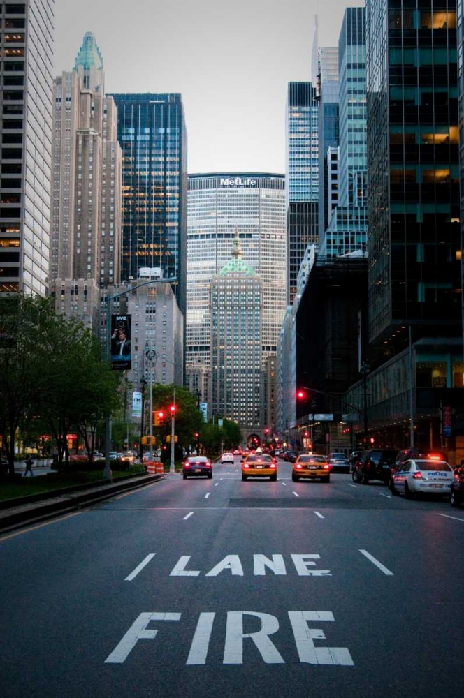 Wall art: Manhattan Fire Lane, by Berzel, Erin