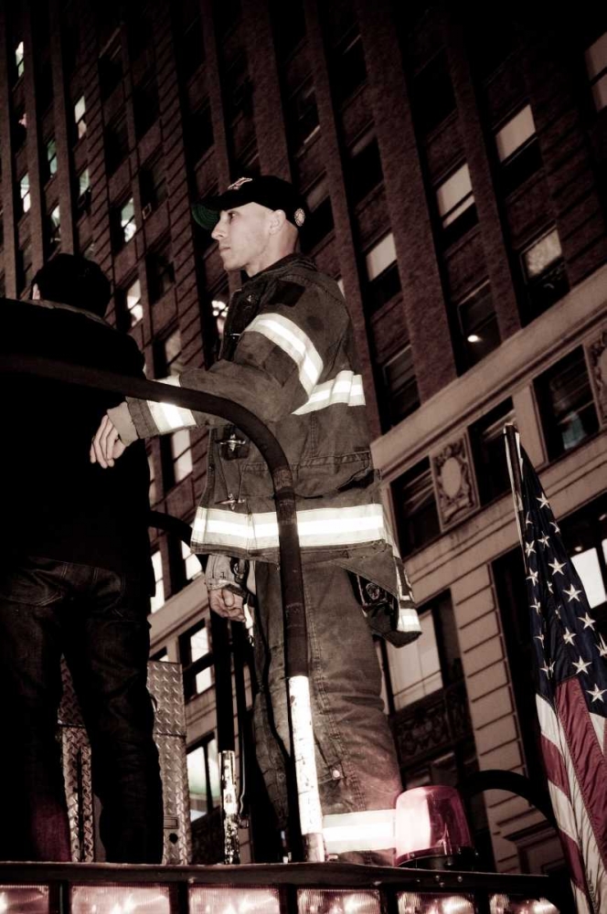 Wall art: FDNY Firefighter I, by Berzel, Erin
