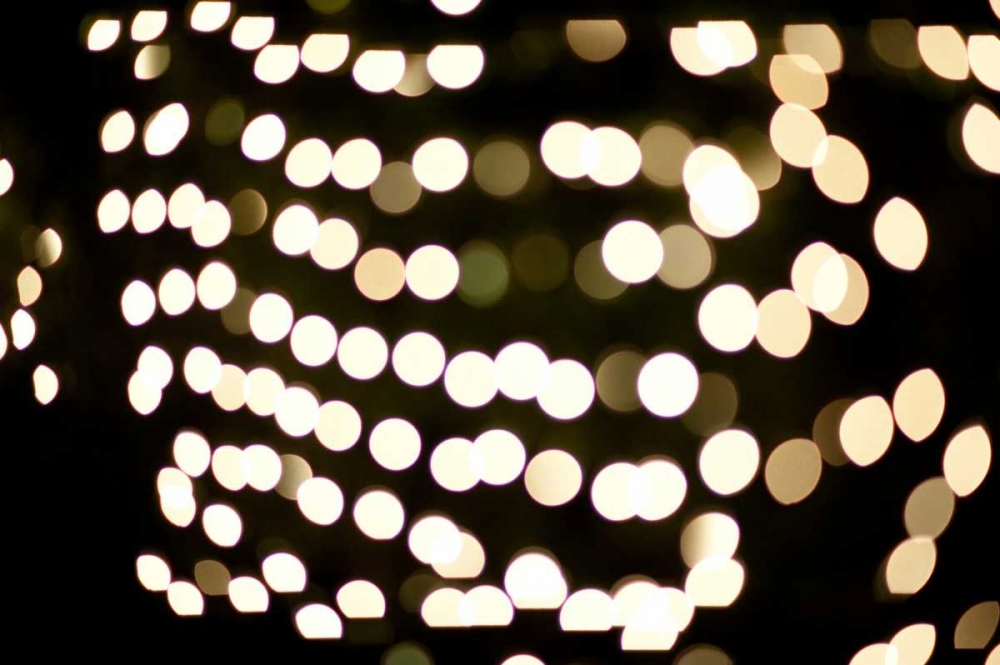 Art Print: Golden Bokeh II