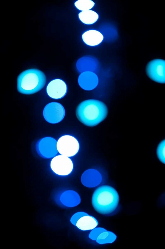Art Print: Blue Bokeh I