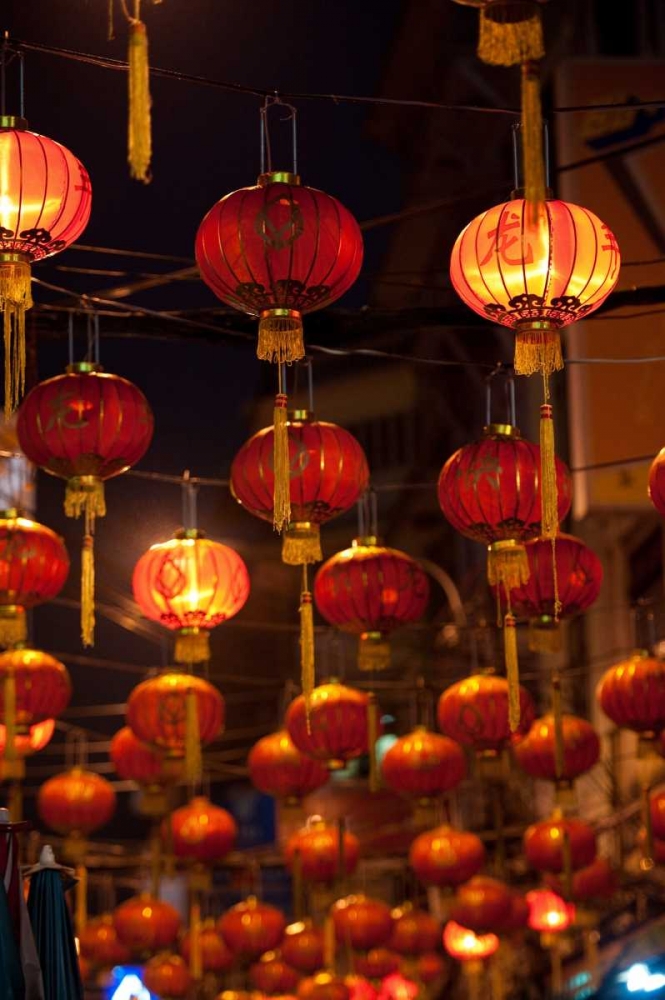 Art Print: Chinese Lanterns I