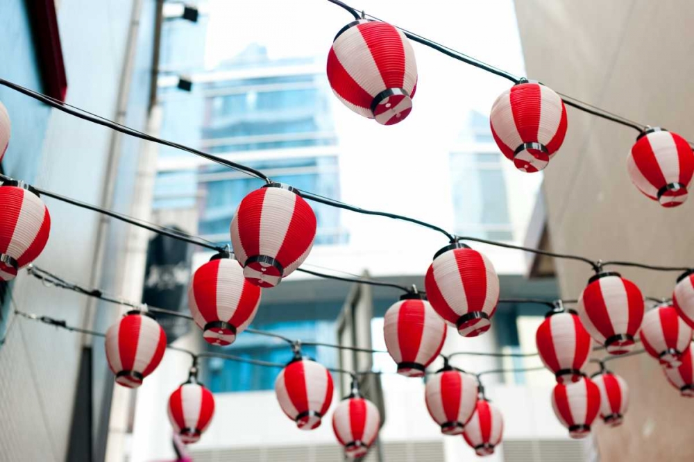 Art Print: Hong Kong Lanterns