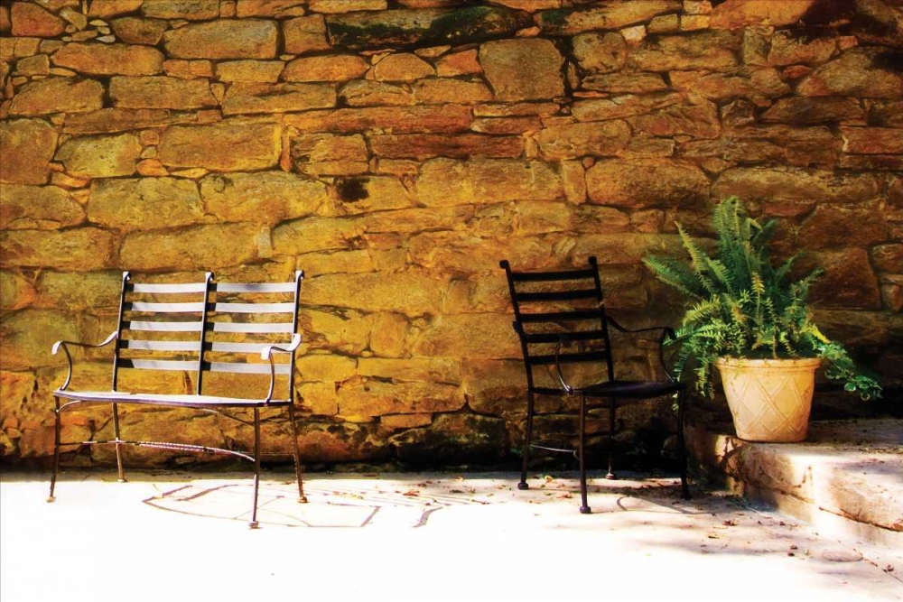 Wall Art Painting id:788, Name: Peaceful Patio II, Artist: Hausenflock, Alan