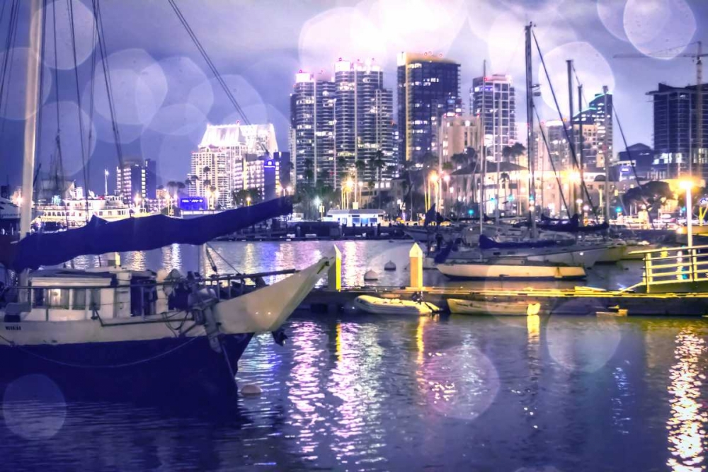 Art Print: City Lights I