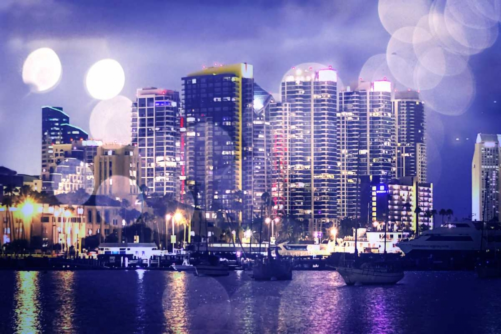 Art Print: City Lights II