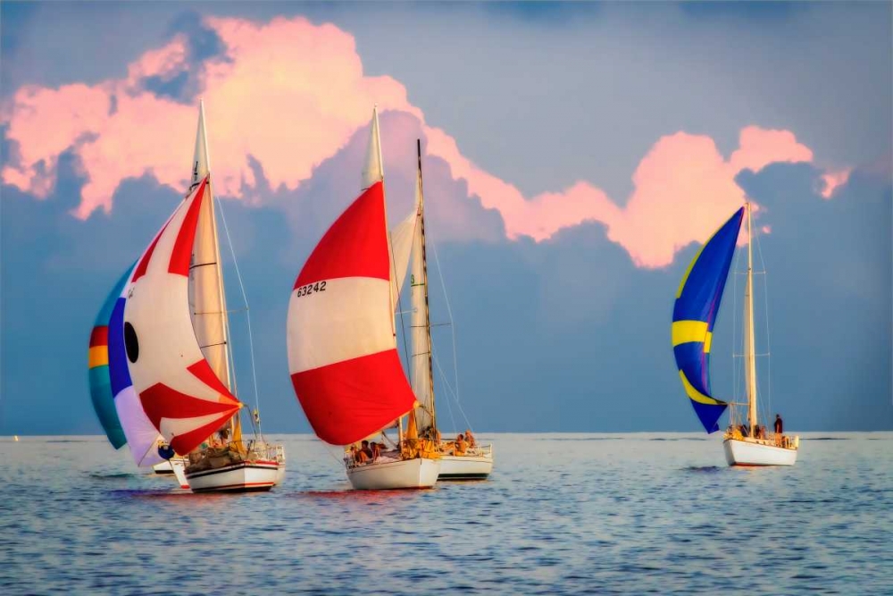 Art Print: Light Air at Sunset II