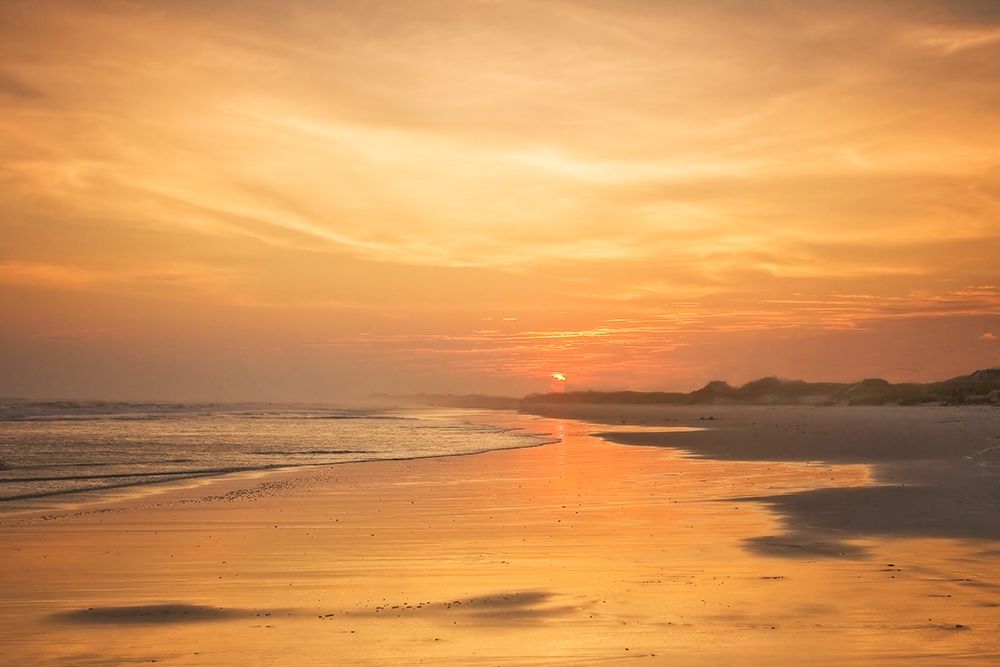 Wall art: Golden Sunset Beach II, by Hausenflock, Alan