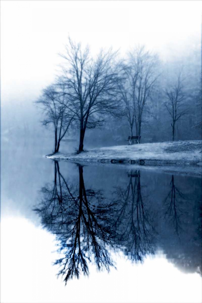Art Print: Fog on the Lake I