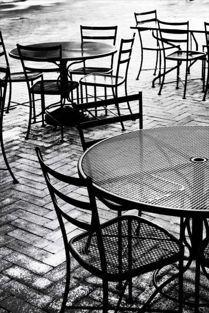 Wall art: Tables and Chairs I, by Hausenflock, Alan