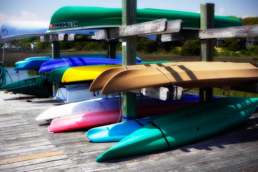 Wall art: Kayaks II, by Hausenflock, Alan