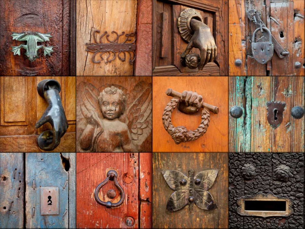 Wall Art Painting id:20085, Name: On the Door IV, Artist: Mahan, Kathy