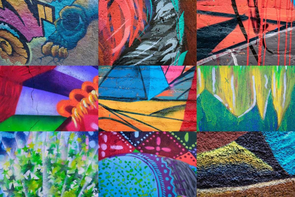 Wall Art Painting id:20087, Name: Graffiti II, Artist: Mahan, Kathy