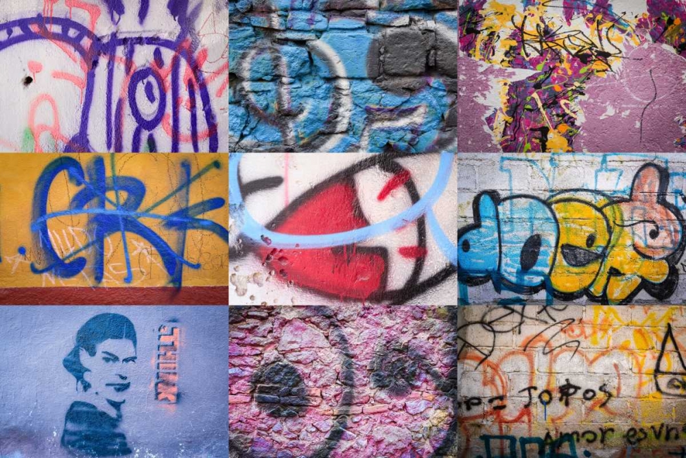 Wall Art Painting id:20089, Name: Graffiti IV, Artist: Mahan, Kathy