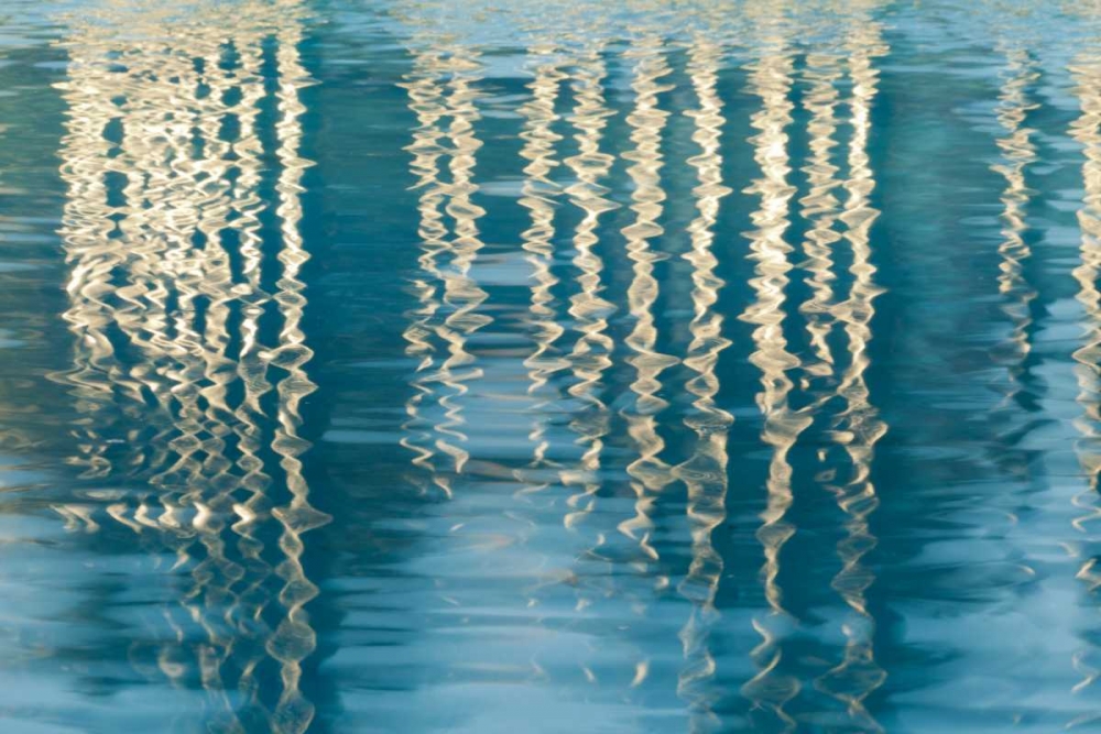 Wall Art Painting id:20125, Name: Blue Reflections II, Artist: Mahan, Kathy