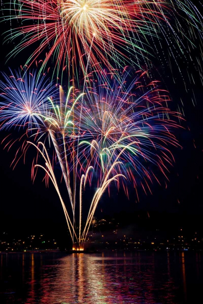Art Print: Poulsbo Fireworks I